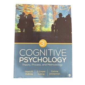 Cognitive Psychology Theory Process and Methodology Textbook Dawn M. McBride